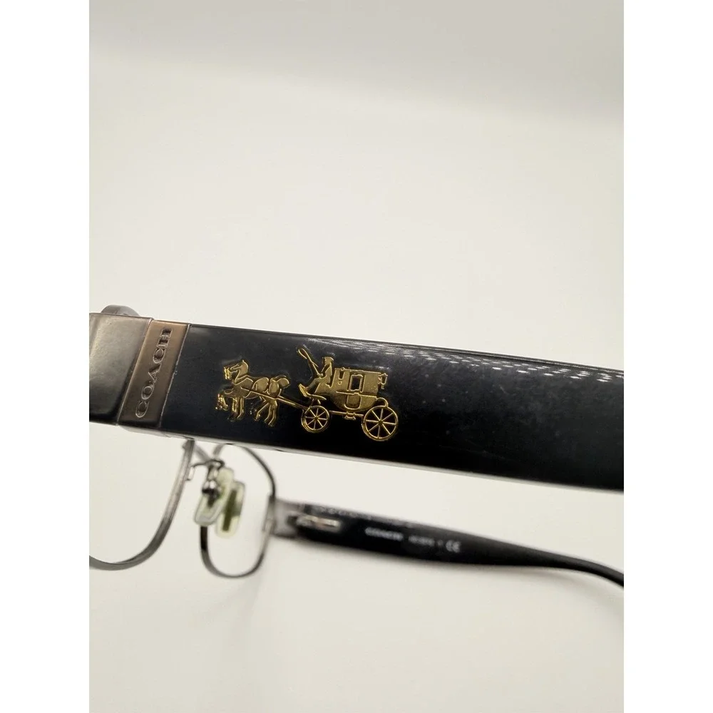 Coach HC5075 9017 Eyeglasses Dark Silver/Black Full Rim Frames Only 53-17-135